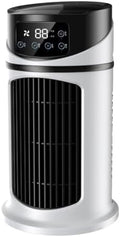 GENERIC Refroidisseur D'air Portable, Ventilateur D'évaporation USB Mini Avec Humidificateur Et Minuterie 6H, Unité De Climatisation De Bureau Sans Lame Silencieuse Pour La Chambre à Coucher, Bureau, Refroidi