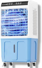 GENERIC Refroidisseur De Marais Portable Avec Réservoir De 40L, Climatiseur évaporatif Oscillant à 120 °, Télécommande, 3 Vitesses, Ventilateur à Courant Alternatif Sans Fenêtre Pour La Maison De Bureau De Ch