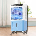 GENERIC Refroidisseur De Marais Portable Avec Réservoir 40L, Climatiseur évaporatif 3 En 1 Avec Packs De Glace, Oscillation à 120 °, Télécommande Et 3 Vitesses Pour Un Refroidissement Silencieux Dans Le Garag