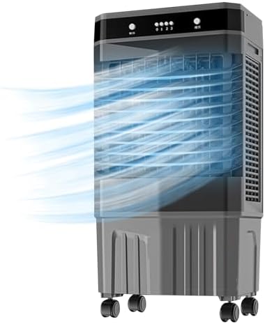 GENERIC Refroidisseur D'air évaporatif Portable, 10,5 Gallons Grande Capacité, 3-en-1 Fonction De Refroidissement Avec Des Packs De Glace Pour L'utilisation à Domicile
