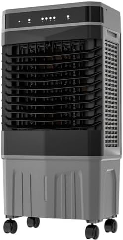 GENERIC Refroidisseur D'air évaporatif Portable, Ventilateur De Refroidissement Oscillant De 120 ° Avec Télécommande, 3 Vitesses Et Minuterie 12H, Réservoir 45L Pour Bureau D'étage, Aucun Tuyau Nécessaire