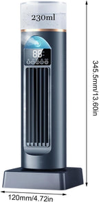  Ventilateur D'air Froid – Climatiseur Personnel, Humidificateur Par évaporation à Vitesses Réglables, Gadgets Cool Avec Minuterie Et Télécommande, Refroidisseur D'espace Sans Lame | Bureau à Domicile