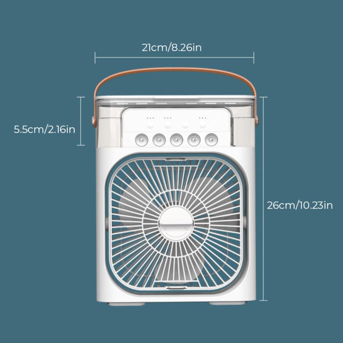  3 In 1 Air Cooler, Climatisation Mobile Ventilateur Portable, Climatiseur Portable, Climatiseur Mobile Silencieux, Mini Ventilateur Humidificateur, Mini Rafraîchisseurs D'air Par évaporation (Noir)
