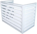 GENERIC Housse De Climatiseur Extérieur 110 X 60 X 80 Cm – Protection Résistante Aux Intempéries – Pare-soleil Et Protection élégants Pour Unités De Climatisation Extérieures, Clôture De Climatisation