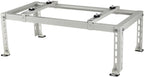 GENERIC Support De Climatiseur Sans Perçage Pouvant Supporter Jusqu'à 217,7 Kg - Support Au Sol Robuste Pour Mini Pompe à Chaleur - Coussinets D'amortissement Des Vibrations Inclus