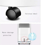  Climatiseur Portable Refroidisseur Climatiseur Mobile Sans Tuyau Refroidisseur D'air Humidification à Un Bouton Filtration Double Couche Grand Réservoir D'eau 10 L Fonctionnement Pratique à La Maison