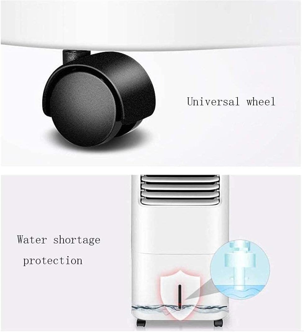  Climatiseur Portable Refroidisseur Climatiseur Mobile Sans Tuyau Refroidisseur D'air Humidification à Un Bouton Filtration Double Couche Grand Réservoir D'eau 10 L Fonctionnement Pratique à La Maison