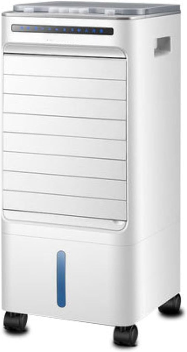 GENERIC Climatiseur Portable 3-IN-1 Ultra-Quiet Design Portable AC Unit Ventilateur De Refroidissement Avec 3 Vitesses 60°Auto Oscillation 7H Timer 4 Ice Box Refroidisseur D'air évaporatif Pour Home Bureau Ch