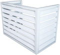 GENERIC Couvercle En Aluminium Robuste Pour Climatisation - Protection Anti-vol Et Réduction Du Bruit Pour Unités Extérieures - Boîtier De Pompe à Chaleur Et Climatiseur Pour Toutes Les Conditions