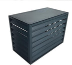 GENERIC Housse De Protection Pour Climatiseur D'extérieur En Aluminium Pour Réduction Du Bruit Et Protection Contre Les Intempéries Pour Pompe à Chaleur Et Support De Plantes – Protection Toutes Saisons