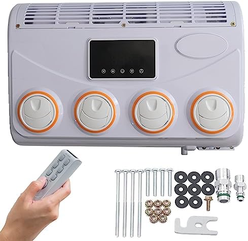 GENERIC Climatiseur 12 V/24 V DC – Ensemble D'évaporateur Pour Camping-cars, Camions Et Caravanes – Mini Ventilateur De Climatiseur De Toit Pour Véhicules