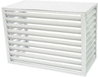  Housse De Climatiseur D'extérieur – Écran De Protection Décoratif En Aluminium Résistant Aux Intempéries Pour Unités Centrales De Climatisation – S'adapte à La Plupart Des Tailles Standard – Améliore