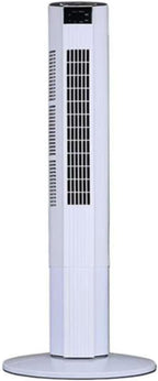  Ventilateur De Tour Portable Avec Télécommande, 3 Vitesses, 60 Oscillation, Circulateur D'air Silencieux Pour Le Bureau à Domicile, Affichage LED, Minuterie 12H, Dispositif De Refroidissement D'économ
