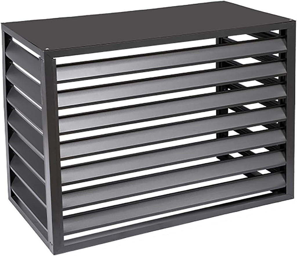 GENERIC Housse De Protection En Aluminium Pour Climatiseur Extérieur Et Pompe à Chaleur Pour Radiateur à Condensateur, Unité CA Divisée, Résistante Aux Intempéries, Protection Durable Et élégante