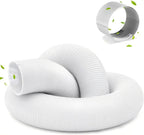 Adaptateur De Tuyau D'échappement Climatiseur Ø130mm,Climatiseur Adaptateur De Tuyau De Fenêtre,Pour Climatisation,Déshumidificateur,Sèche Linge