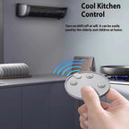 GENERIC Mini Refroidisseur D'air Mural (avec Télécommande), Batterie Intégrée De 6000mAh, Ventilateur Portable Et Silencieux; Adapté Pour Les Chambres, Les Dortoirs Et Les Bureaux.Installation Adhésive Sans P
