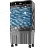  Ventilateur Rafraîchisseur D'air Par évaporation, Portable, à 3 Vitesses Et Avec Compartiment à Glace, Réservoir D'eau De 40/45/50 L, Idéal Pour Les Grandes Pièces Et Une Utilisation En Extérieur.