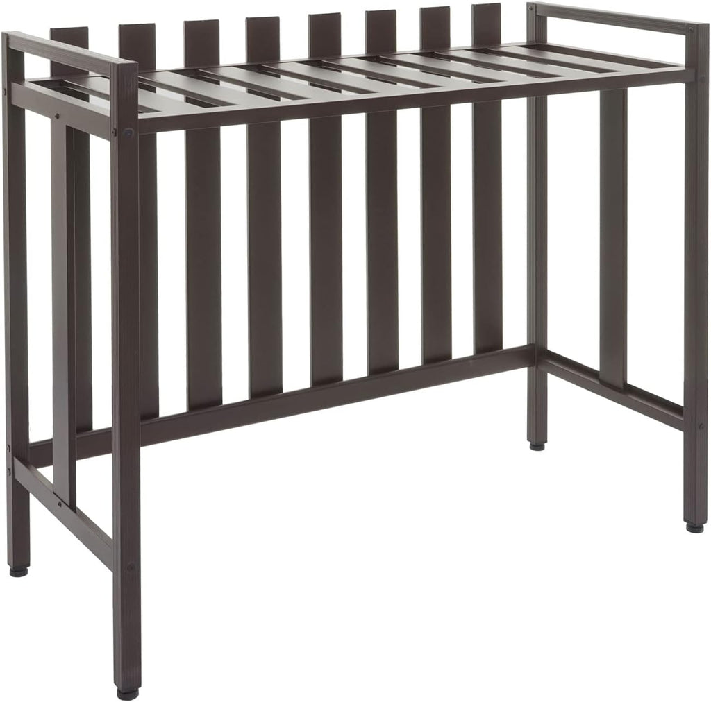  Mendler Cache Pour Climatiseur/Pompe à Chaleur HWC-K58 Métal 80x90x39cm Marron
