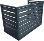 GENERIC Housse Décorative Pour Climatiseur Extérieur En Aluminium Pour Pompe à Chaleur - Protection Contre Les Intempéries Pour Systèmes CVC Domestiques.