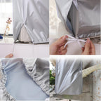  Housse De Climatiseur Protection Extérieure Anti Poussière Anti Neige Imperméable Résistant Au Soleil (80 * 28 * 54cm)