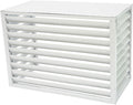  Housse De Protection En Alliage D'aluminium Pour Climatiseur – Clôture Extérieure Résistante Aux Intempéries Pour Dissimuler Les Unités De Climatisation – Design Clima Blade Pour Une Protection Et Une
