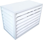 GENERIC Housse De Grille De Persienne D'extérieur - Résistant Aux Intempéries - Réduction Du Bruit Pour Climatiseurs Extérieurs - Protection Décorative Contre La Poussière - Convient Aux Unités Standard