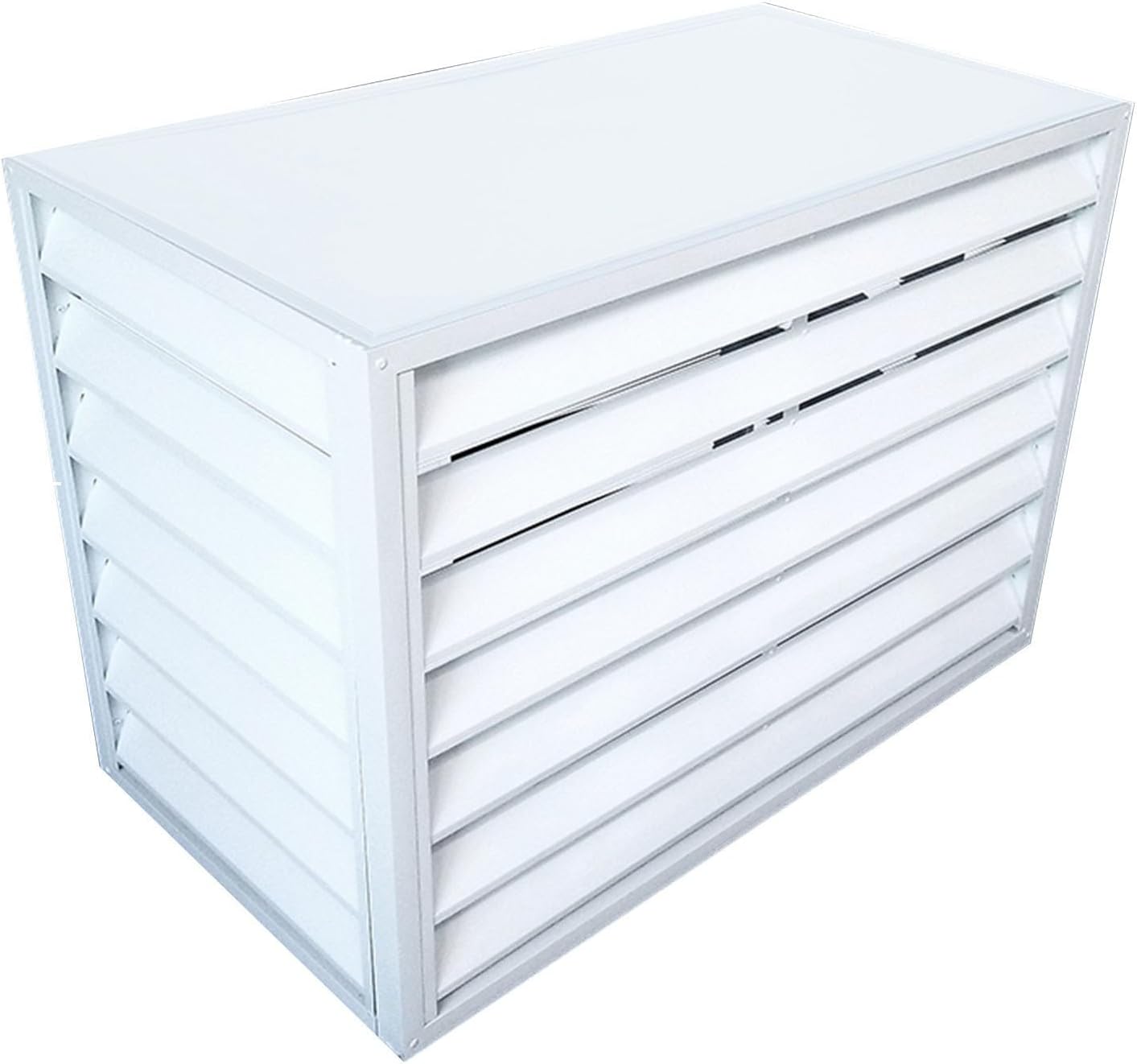 GENERIC Housse De Grille De Persienne D'extérieur - Résistant Aux Intempéries - Réduction Du Bruit Pour Climatiseurs Extérieurs - Protection Décorative Contre La Poussière - Convient Aux Unités Standard
