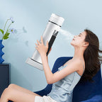 GENERIC Ventilateur De Climatisation – Climatiseur Portable, Humidificateur à Vitesses Réglables Par évaporation, Gadgets Cool Avec Minuterie Et Télécommande, Refroidisseur D'espace Sans Pales Pour La Maison