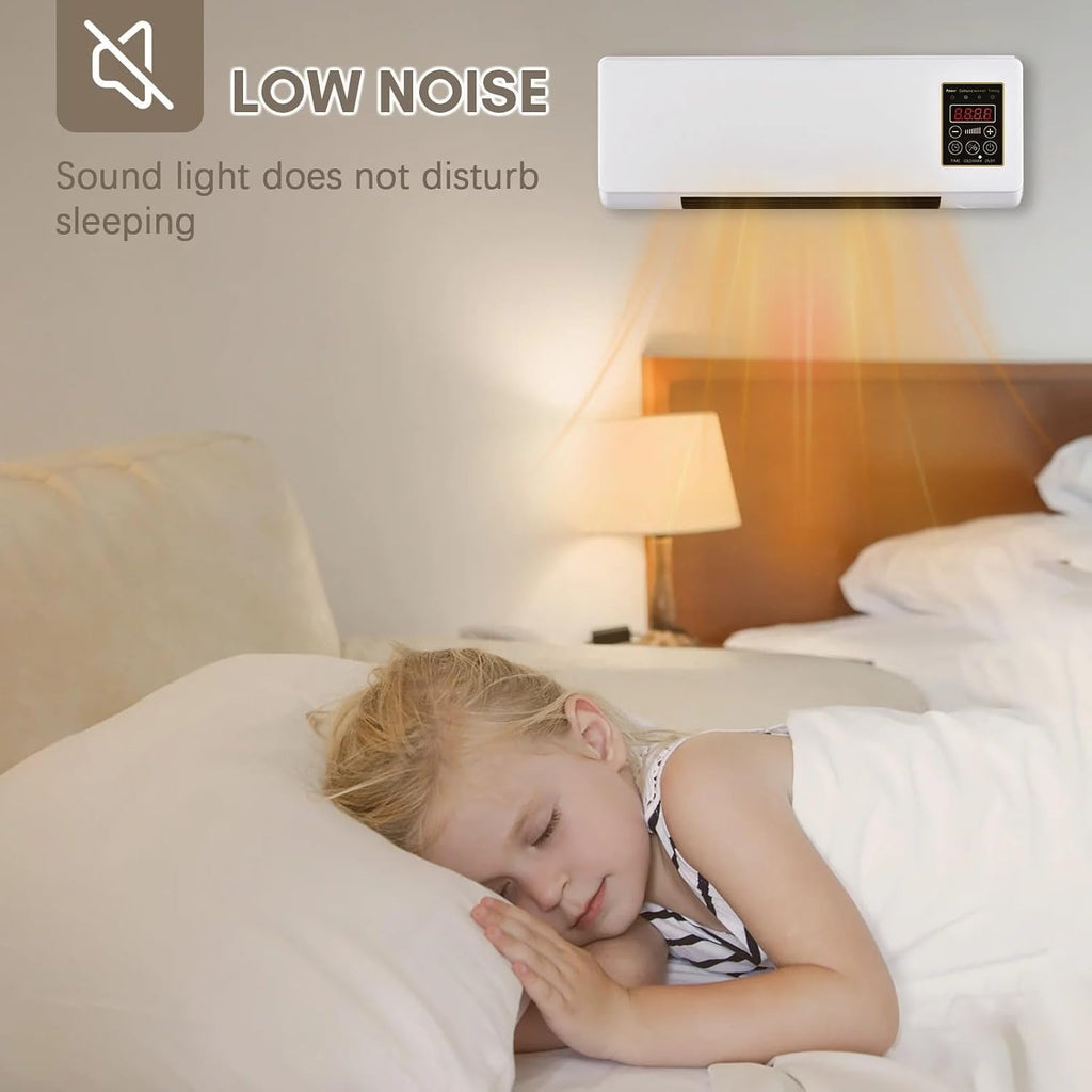  Climatiseur Portable - Ventilateur Rafraîchisseur D'air Mural 2 En 1, Refroidissement écoénergétique Pour La Maison, La Chambre Et Le Bureau, Installation Facile Et Rapide (branchement Et Utilisatio