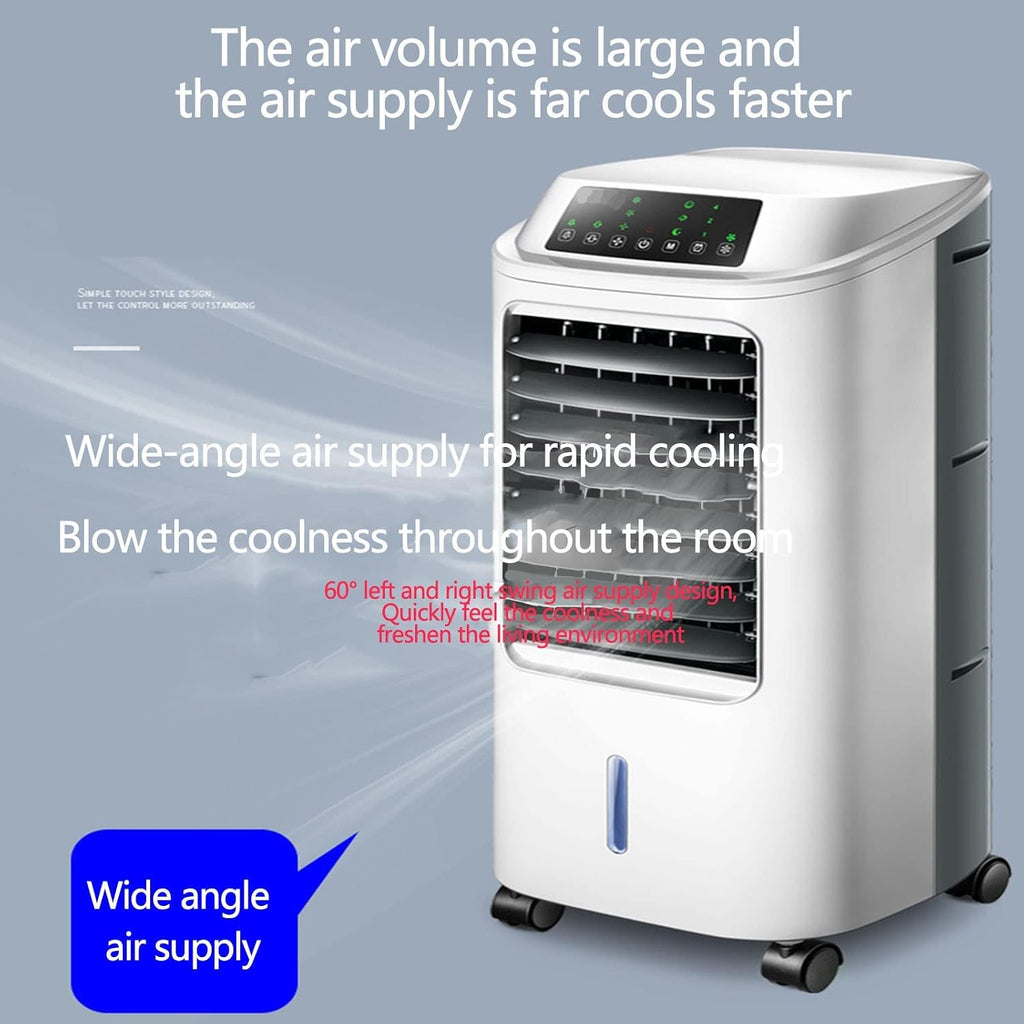  Refroidisseur D'air Portable Intelligent à Distance, Climatiseur évaporatif, Mini Refroidisseur De Marais Avec Humidificateur, 3 Vitesses, Climatiseur Portable De Bureau Pour Chambre/chambre/
