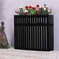 GENERIC Clôture En Bois Massif Pour Climatiseur - Housse Anti-corrosion Pour Unités Extérieures - 100 X 30 X 80 Cm - Support élégant Pour Plantes - Pour Cacher L'unité De Climatisation Et Résistant Aux