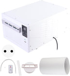 Refroidisseur D'air Portable, 280 W, 16-30 ℃, Mode Veille, Climatiseur Compact, Chargement USB, Télécommande, Faible Consommation Pour Dortoir Scolaire (Prise UE 220V)