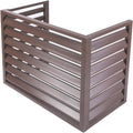  Housse De Climatiseur En Aluminium Toutes Saisons - Décoration Extérieure Pour Climatiseurs Et Poubelles - Protection Autonome Pour équipements Extérieurs