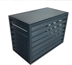 GENERIC Couvercles En Aluminium Pour Climatiseur, Couvercle De Condensateur Central AC, Pompe à Chaleur Et Protection De L'unité AC, Résistant Aux Intempéries, Design Robuste Pour Une Performance Optimale