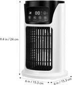  Climatiseur Portable Humidificateur D'air Ventilateur Lumière D'ambiance Refroidisseur USB Refroidisseur D'air Climatiseur, Fonction 3 En 1, Refroidisseur Essentiel De Bureau Domestique USB