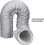  Manchon D'isolation Pour Tuyau AC Portable, De 5 à 5,9" De Diamètre | Couverture Isolée Portative D'isolation De Tuyau à Ca Portative Avec 3 Isolation Réglable De Ligne De Climatiseur