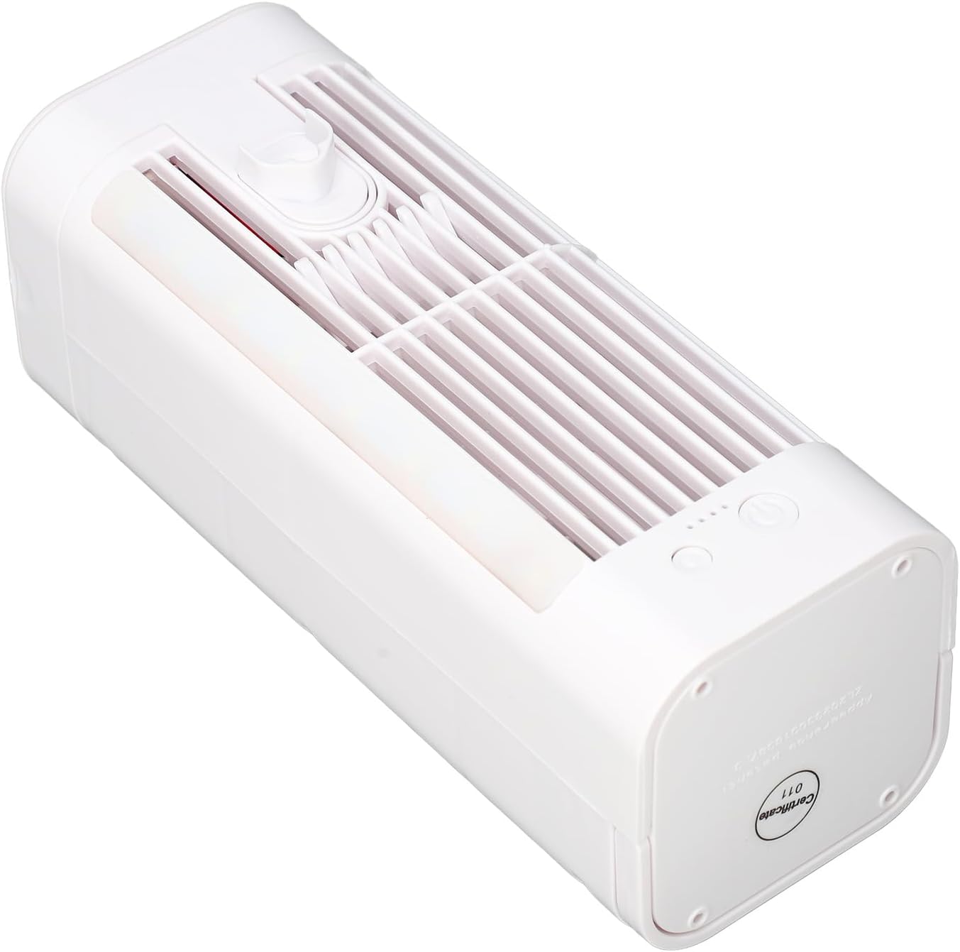  Zerodis Ventilateur De Climatiseur Portable, Refroidisseur D'Air Par évaporation Personnel USB Avec Veilleuse à 3 Vitesses, Réservoir D'eau De 120 Ml, Batterie De 3600 MAh, Pour La
