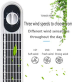  Ventilateur De Tour Sans Lame Silencieux 26ft/s Vitesse 30dB Bruit 80 Circulateur D'air Portable Oscillant Pour Le Camping De Bureau De Chambre Avec Poignée
