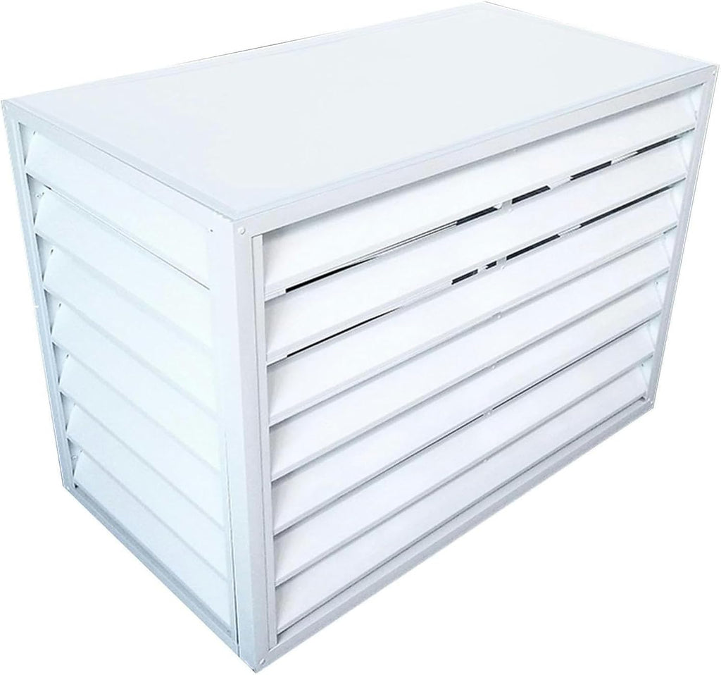 GENERIC Coque En Aluminium Pour Mini Unités Séparées, Protection De Climatiseur Extérieur, Housse De Pompe à Chaleur Résistante Aux Intempéries, Protection Contre Les UV, Utilisation En Toutes Saisons