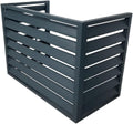 GENERIC Housse En Aluminium Pour Climatiseur | Housse D'extérieur Avec Réduction Du Bruit | Protection De Pompe à Chaleur | Design Gris élégant | Parfait Pour étagère De Plantes