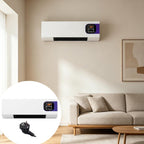  Générique Climatiseur,Ventilateur Mural Avec Télécommande,Polyvalent Climatiseurs Portables Compacts,Climatiseur Mural Réversible Split,Sans Unité Extérieure,Température Constante Intelligente