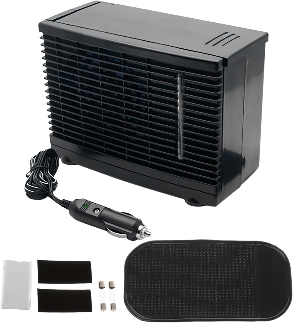 Genérico Climatiseurs Portables Pour Voiture | Refroidisseur D'air Portable Pour Voiture - Appareil De Refroidissement Par évaporation D'eau 12 V Pour Camion RV Road Trip Garage Au Sous-sol Du Sous-sol