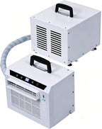  Climatiseur Split 13 000 Btu Avec Wi-FI, Télécommande Et Minuterie 24 H, Idéal Pour La Chambre, Le Bureau Ou Le Camping. Installation Facile, Aucun Montage Requis