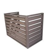 GENERIC Housse De Protection En Aluminium Marron Pour Climatiseurs Et Pompes à Chaleur - Protection Contre Le Bruit - Résistant Aux Intempéries - Idéal Pour Une Utilisation En Extérieur