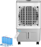  Refroidisseur D'air Portable Par évaporation Pour Chambre, Bureau Et Maison - Solution De Refroidissement écoénergétique Avec Compartiment à Glace