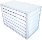  Housse De Protection Pour Climatiseur, Mini Unité Divisée En Extérieur, Housse Antivol En Aluminium Robuste, Résistante Aux UV, Aux Intempéries, économie D'énergie, S'adapte à La Plupart Des Modèles