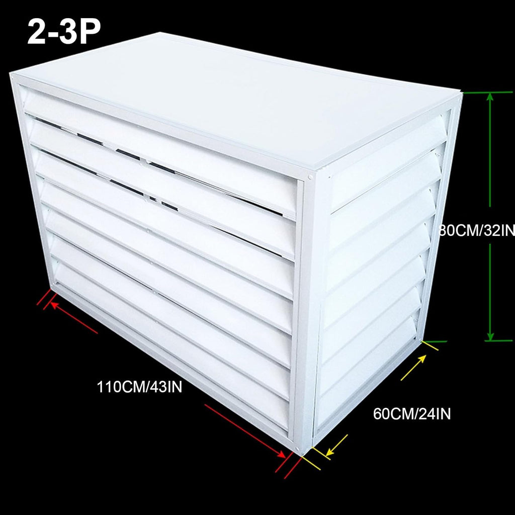 GENERIC Housse De Protection Pour Climatiseur Extérieur – Housse De Protection étanche Pour Unité De Climatisation – Protection Universelle Pour Tous Les Modèles