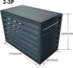 GENERIC Housse De Protection En Aluminium Pour Climatiseur - Protection Contre Les Intempéries - Pour Intérieur Et Extérieur