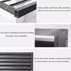 GENERIC Housse De Protection Pour Climatiseur Extérieur – Housse De Pompe à Chaleur En Aluminium Résistante Aux Intempéries – Barrière Décorative D'intimité – Réduction Du Bruit – Protection Extérieure