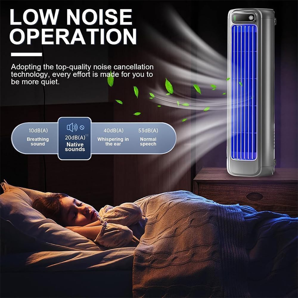  Climatiseur Portable – 3 Vitesses, Brancher/rechargeable, Unité De Climatisation Mobile Ultra Silencieuse Pour Bureau, Maison, Petits Espaces, Refroidissement Personnel à économie D'énergie